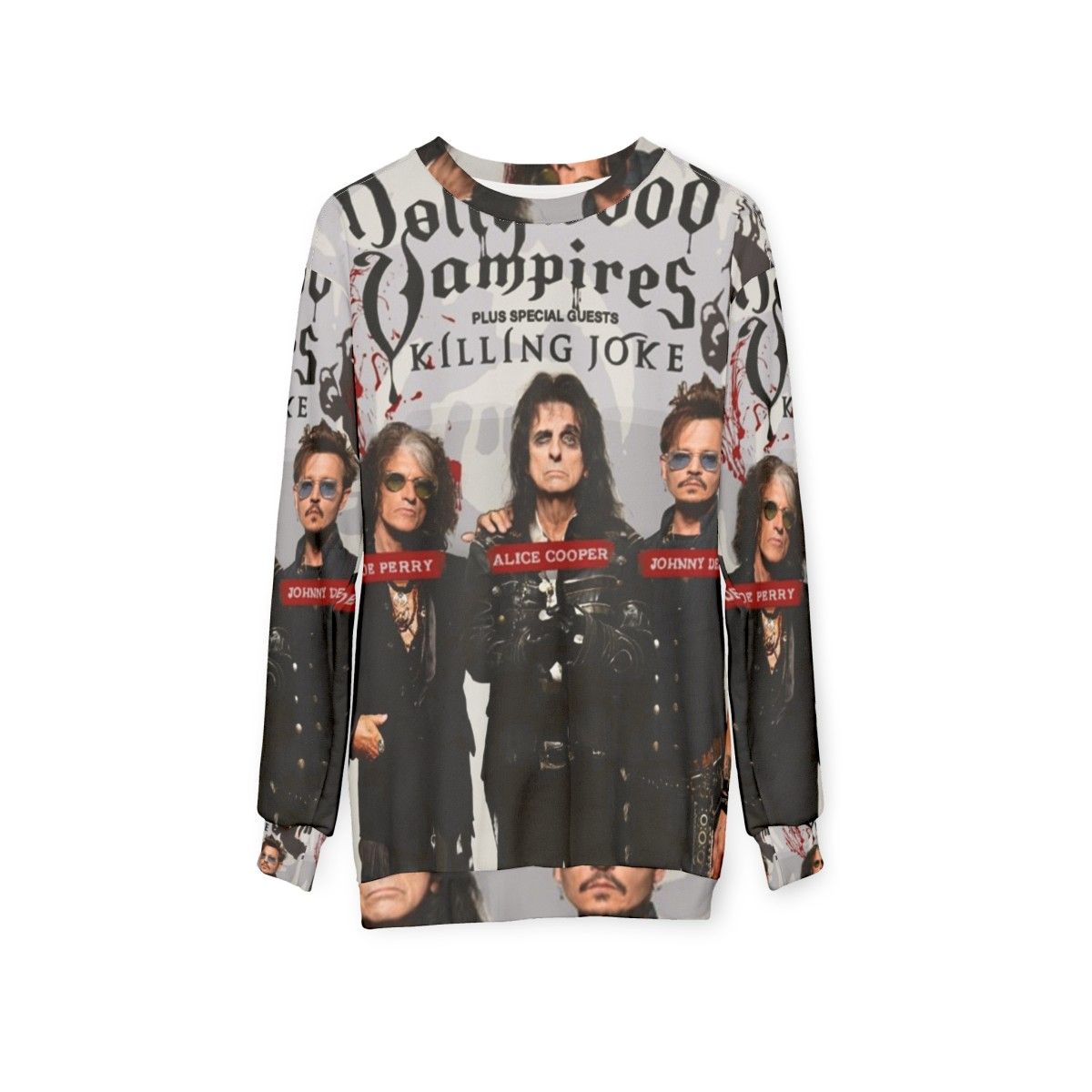 Hollywood Vampires Rock Band Sweatshirt - hanging