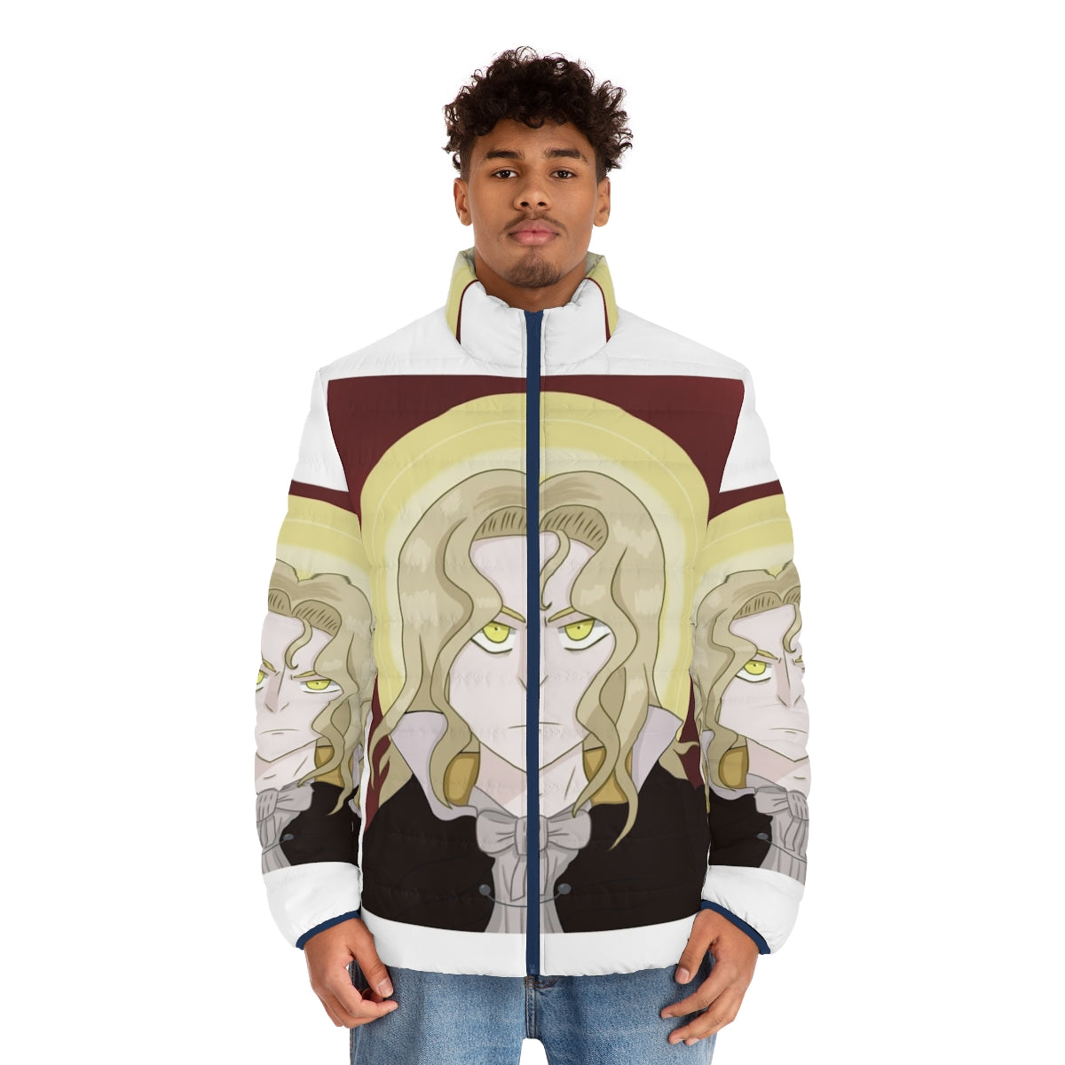 Castlevania Alucard SOTN Puffer Jacket - men front