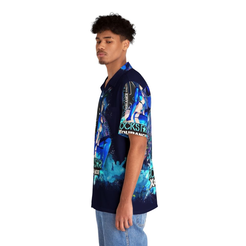 Xenovia Quarta Highschool DxD Blue Hair Girl Hawaiian Shirt - People Left