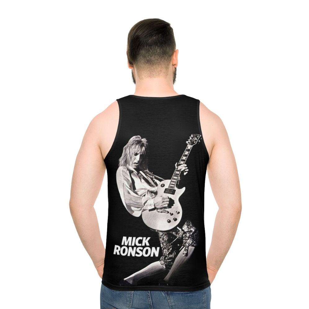 Mick Ronson 1970s Glam Rock Unisex Tank Top - men back