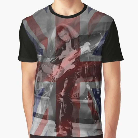 Ritchie Blackmore Union Jack Graphic T-Shirt