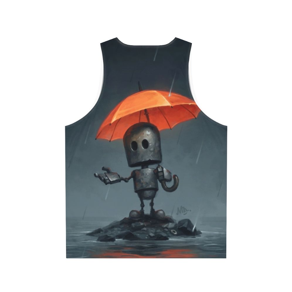 Rainy season unisex tank top - Back