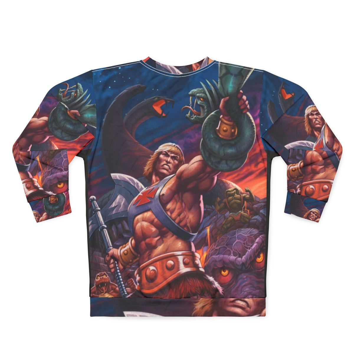 Heman and Snakemen vintage retro sweatshirt - Back