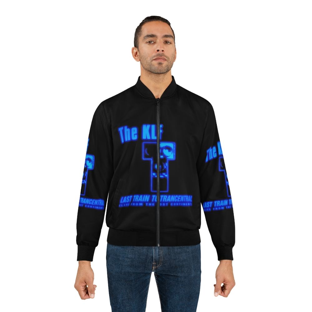 The KLF 90s Bomber Jacket featuring vintage 90s music design - Lifestyle