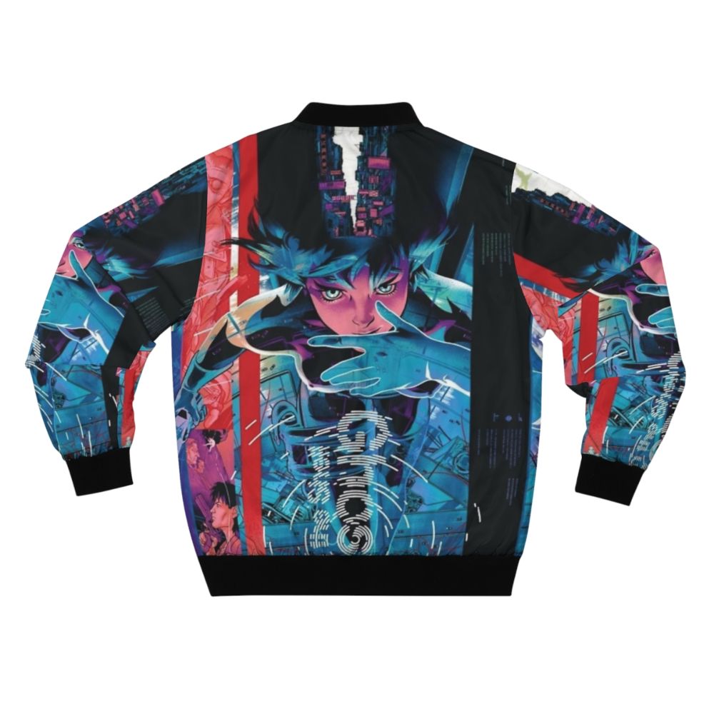 Ghost in the Shell anime inspired women's bomber jacket - Back