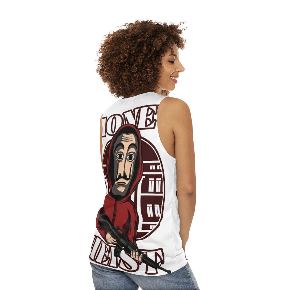 Money Heist Unisex Tank Top - women back