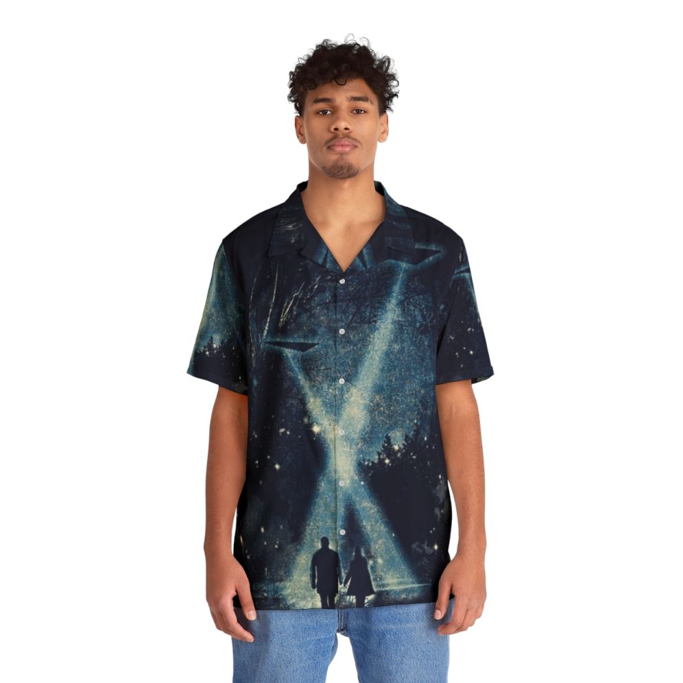 X-Files Hawaiian Shirt featuring Mulder and Scully - People Front