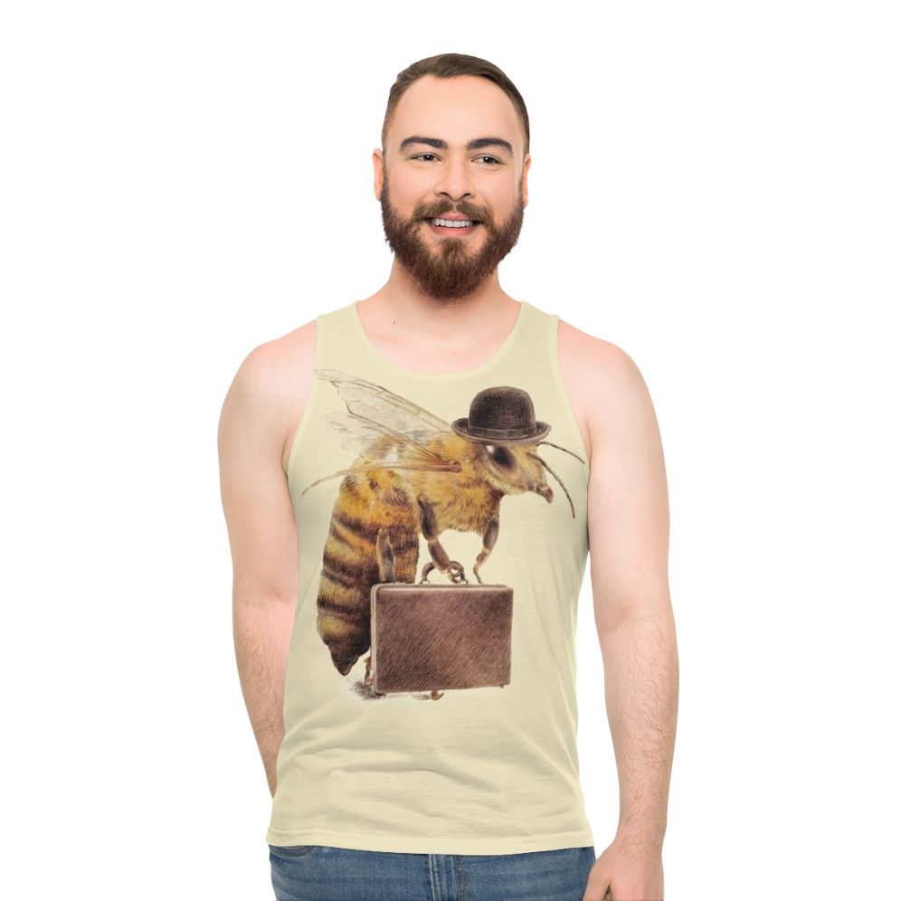 Unisex Worker Bee Office Tank Top - men