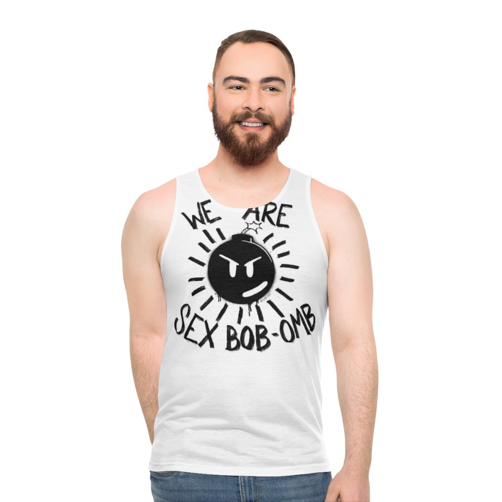 Scott Pilgrim Sex Bob-Omb Unisex Tank Top - men