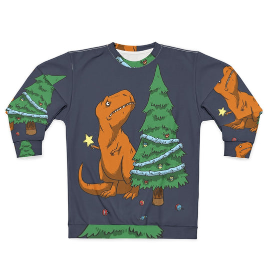 Funny T-Rex Dinosaur Sweatshirt with Tiny Arms