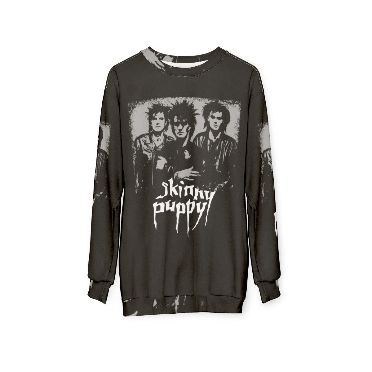 Skinny Puppy Post Punk Goth Sweatshirt - hanging