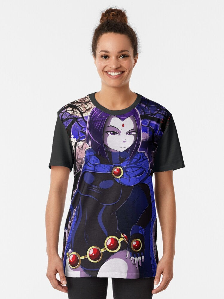 Teen Titans Raven Graphic T-Shirt - Women