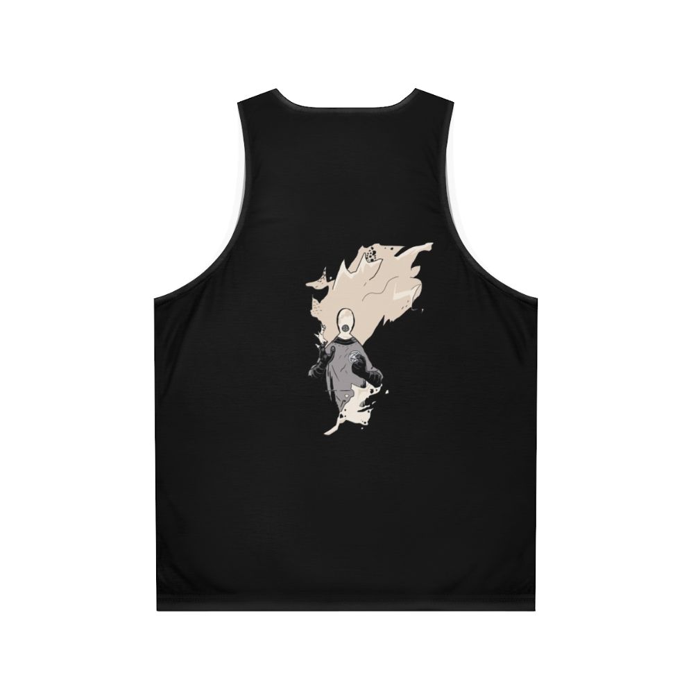 Unisex tank top featuring BPRD character Johann Krauss - Back