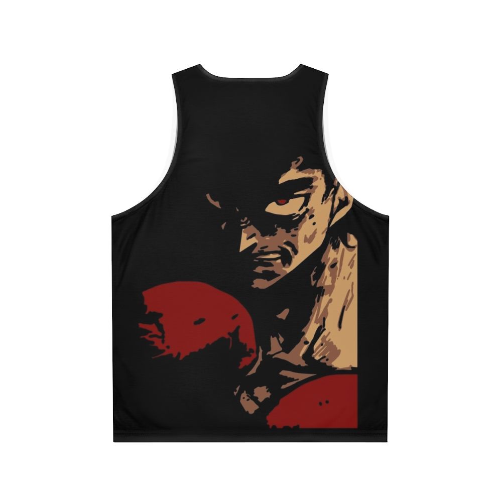 Retro Vintage Hajime No Ippo Unisex Tank Top - Back