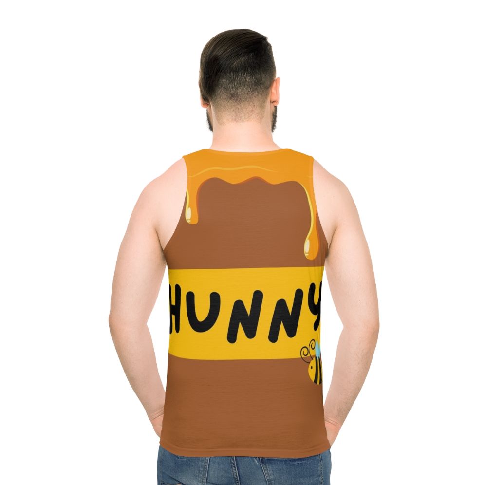 Winnie The Pooh Honey Pot Unisex Tank Top - men back