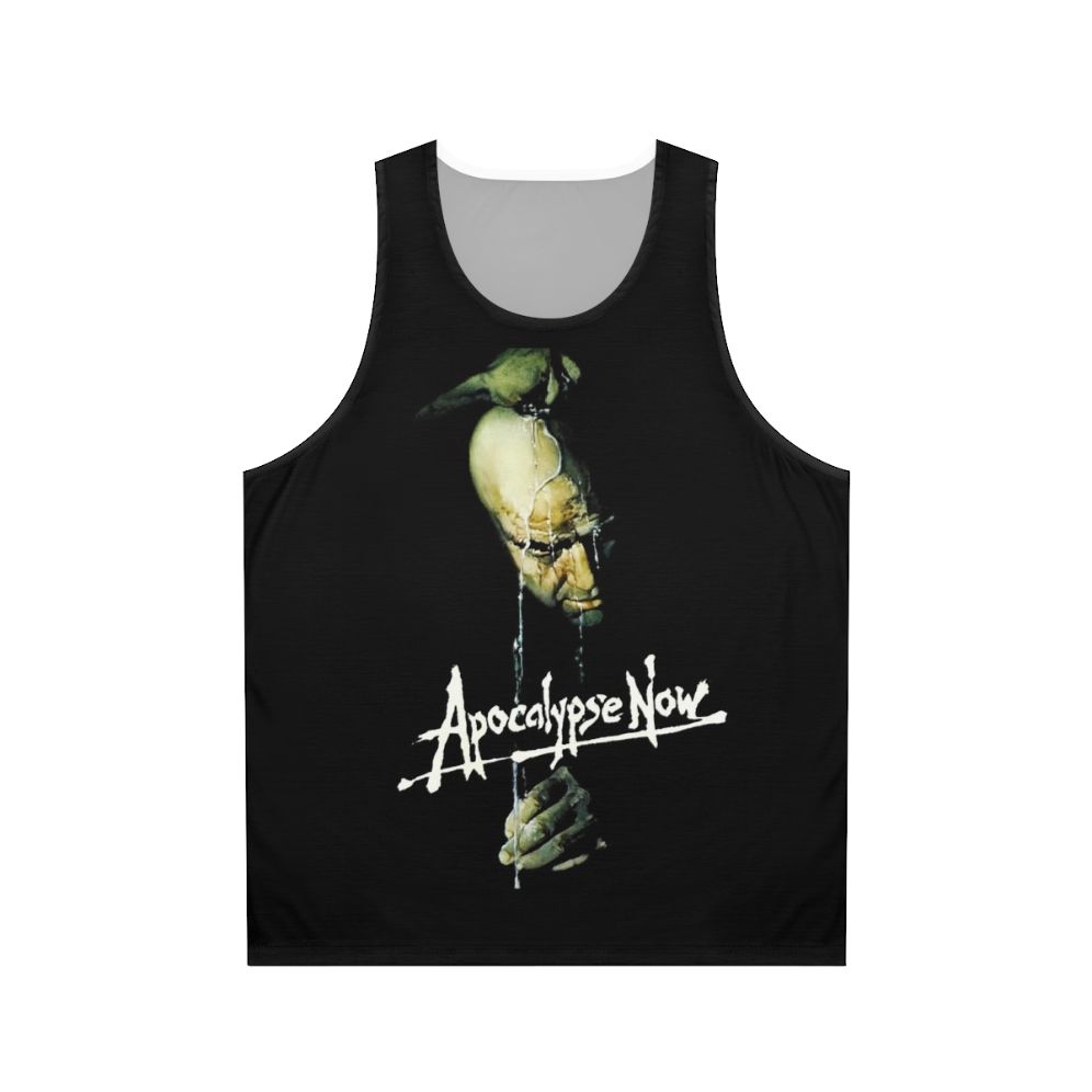 Unisex horror tank top with Apocalypse Now inspired design