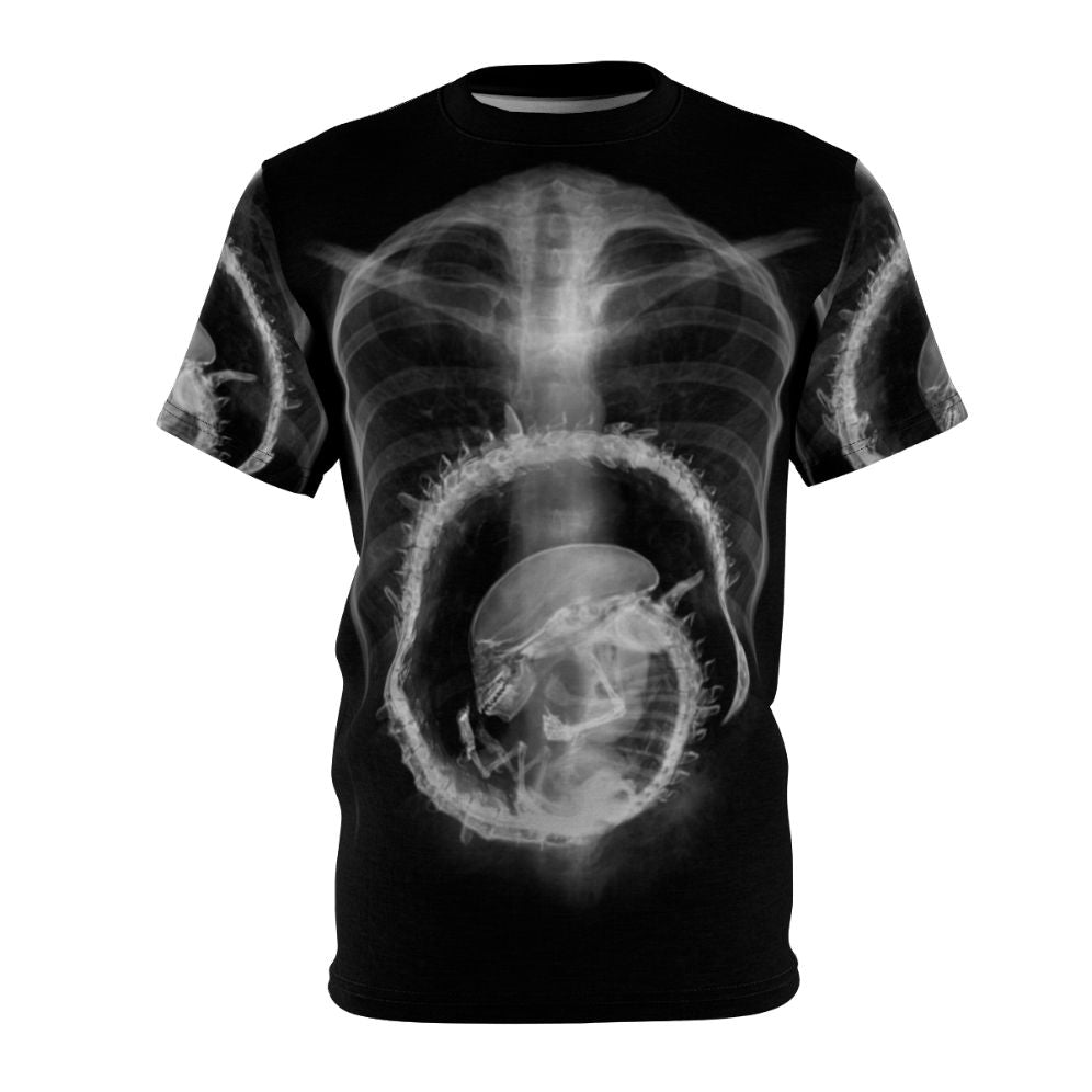 Alien Radiography X-Ray Graphic T-Shirt