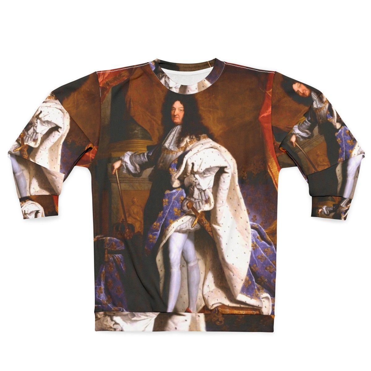 Hyacinth Rigaud Louis XIV King Sun Baroque Painting Art Sweatshirt