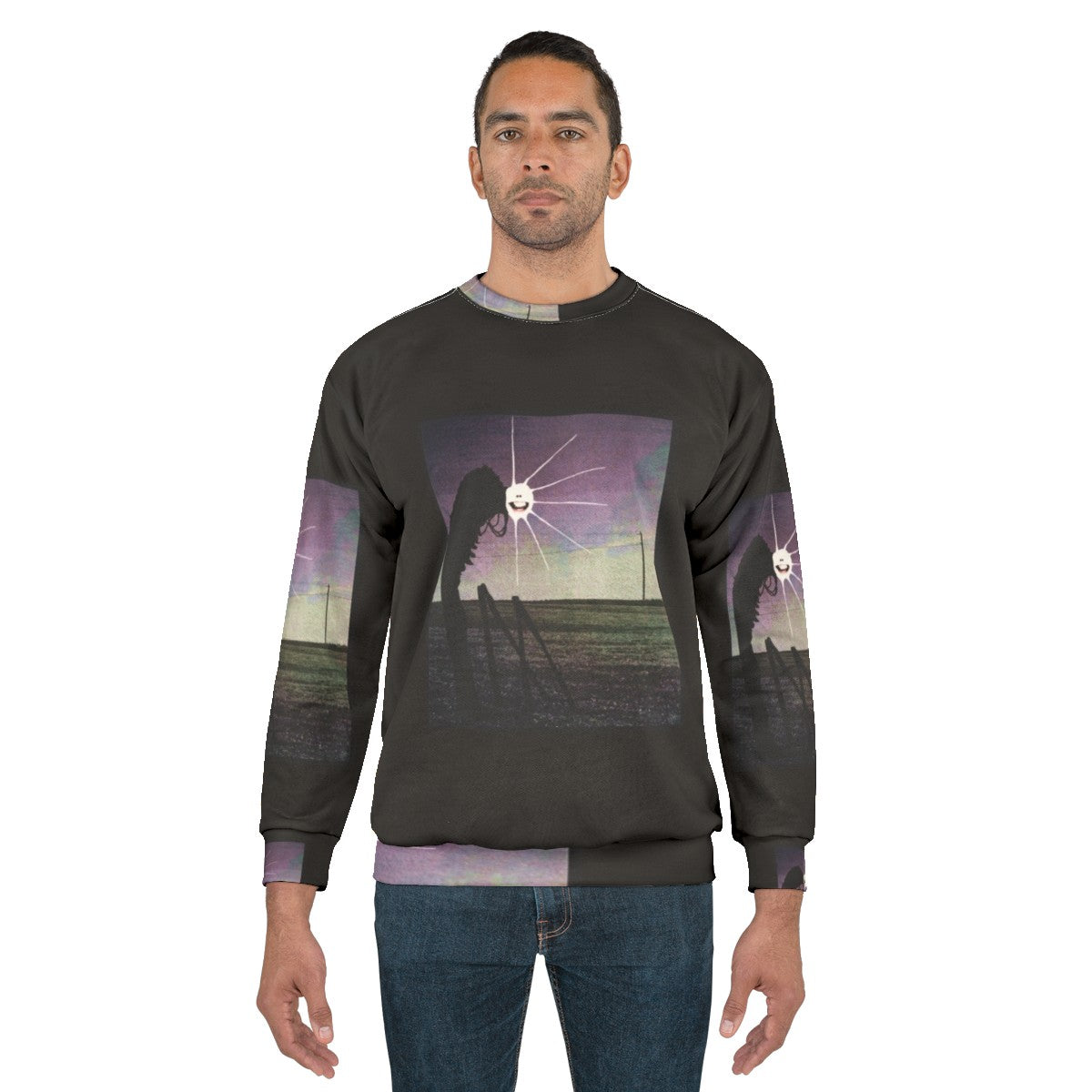 Highway Face Sweatshirt - Graphic Sweatshirt for Streetwear Fashion - men