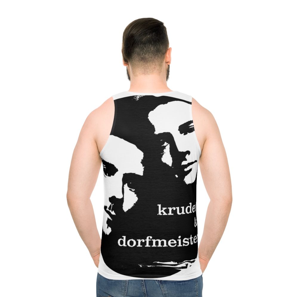 Kruder Dorfmeister electronic music unisex tank top - men back