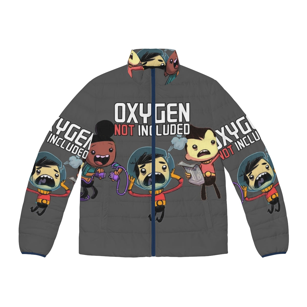 Oxygen Not Included Puffer Jacket - Survival Game Inspired Clothing