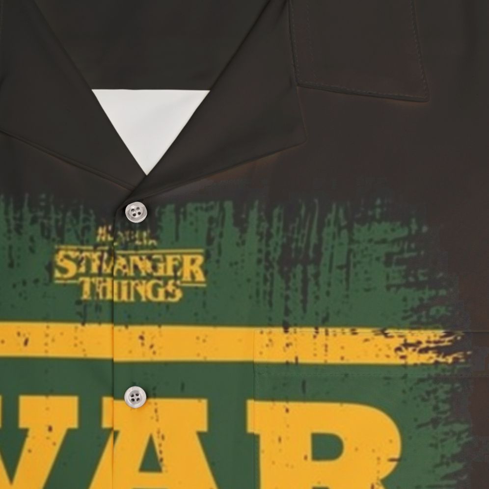 Stranger Things 4 War Zone Hawaiian Shirt - Detail