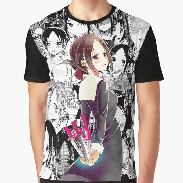 Kaguya-sama Love is War Collage Graphic T-Shirt featuring characters from the manga and anime series