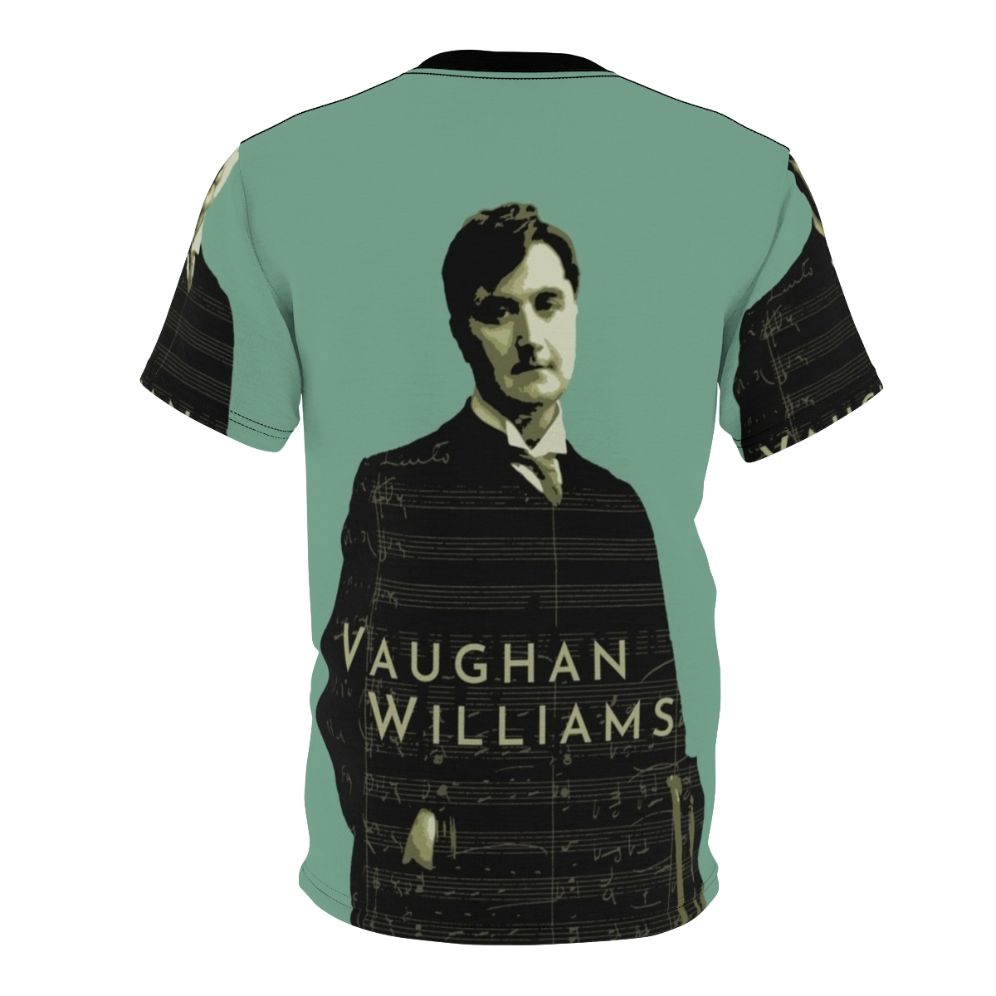 Retro T-shirt featuring the British composer Ralph Vaughan Williams - Back