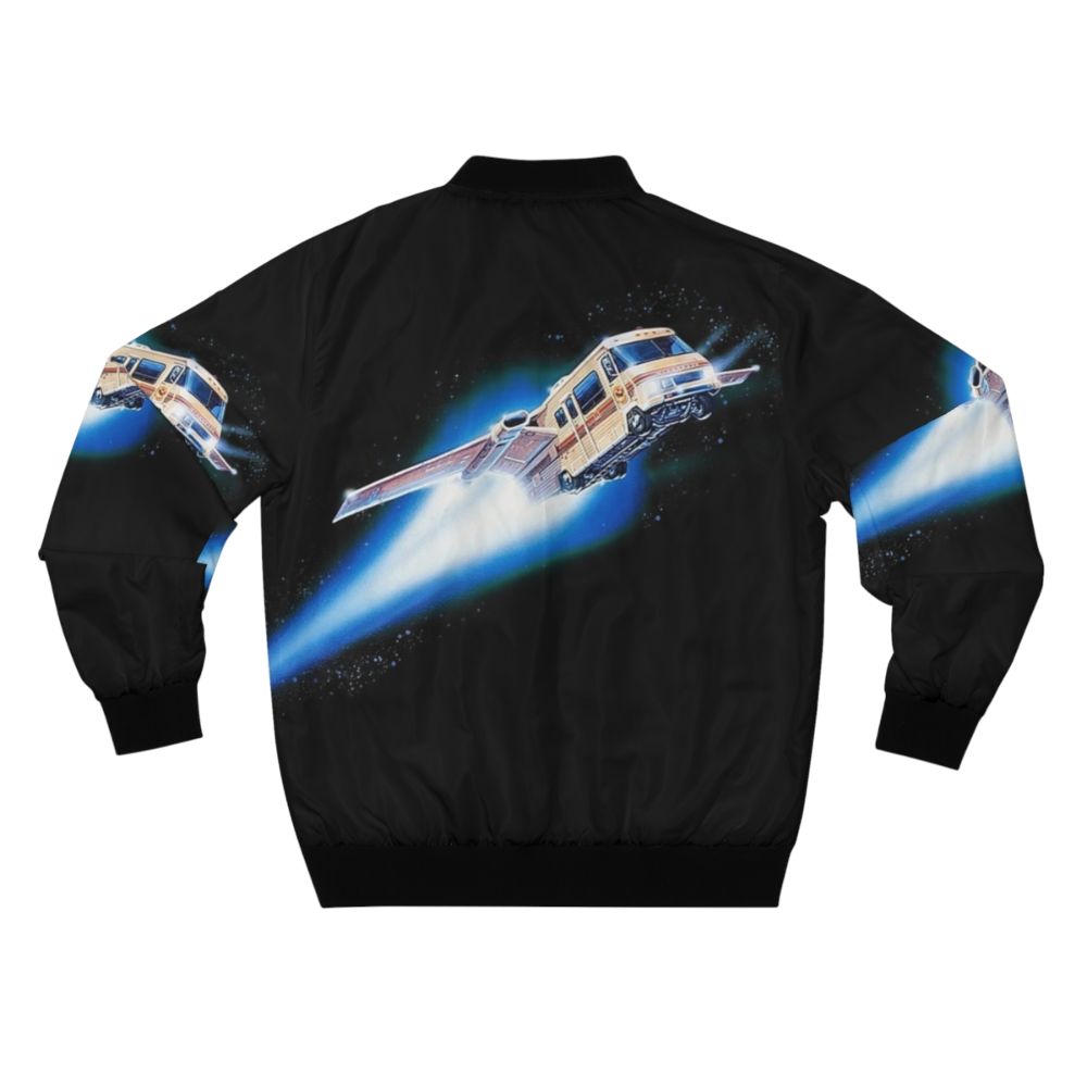 Spaceballs Winnebago Bomber Jacket, featuring a sci-fi comedy parody design - Back