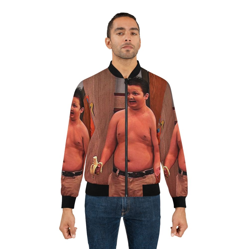 Gibby Bomber Jacket featuring the iconic I Carly TV show character Gibby, played by Noah Munck - Lifestyle