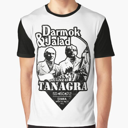 Darmok and Jalad at Tanagra! Star Trek inspired graphic t-shirt featuring the iconic reference to the episode "Darmok".
