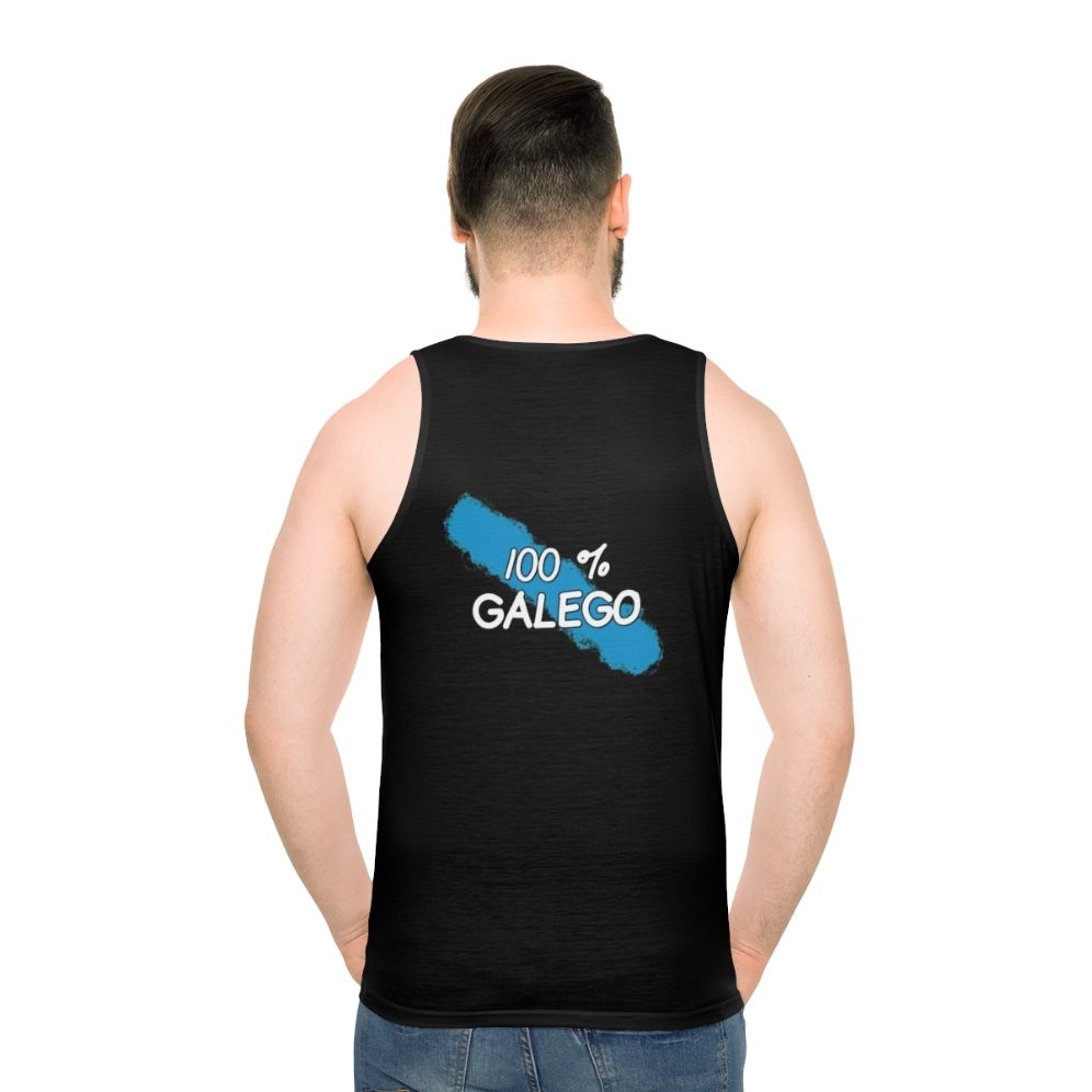 Galician unisex tank top - men back