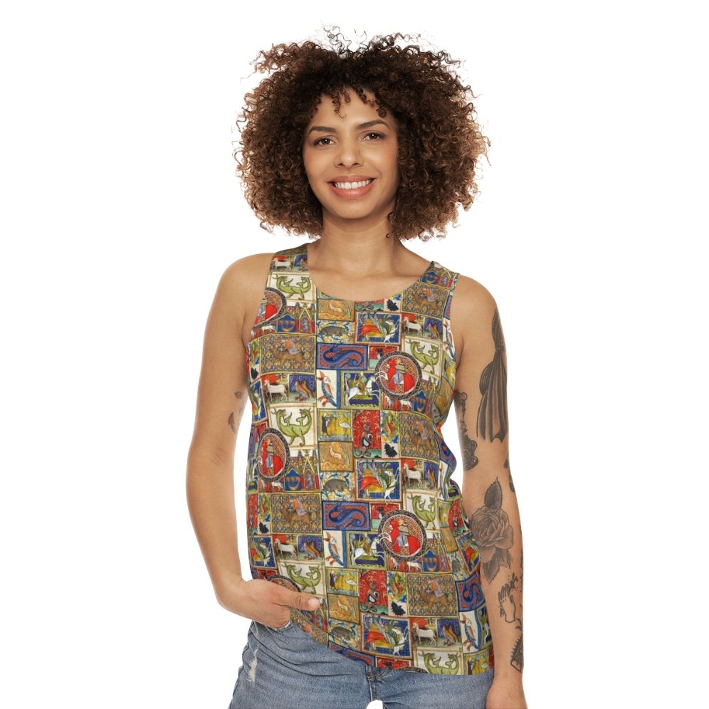 Mythical Beasts Heraldic Unisex Tank Top - women