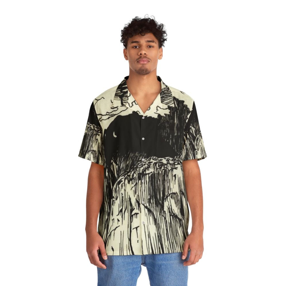 The Microphones Mount Eerie Album Art Hawaiian Shirt - People Front