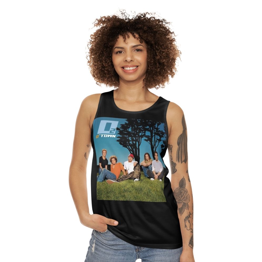 O2 O Town Unisex Music Fan Tank Top - women