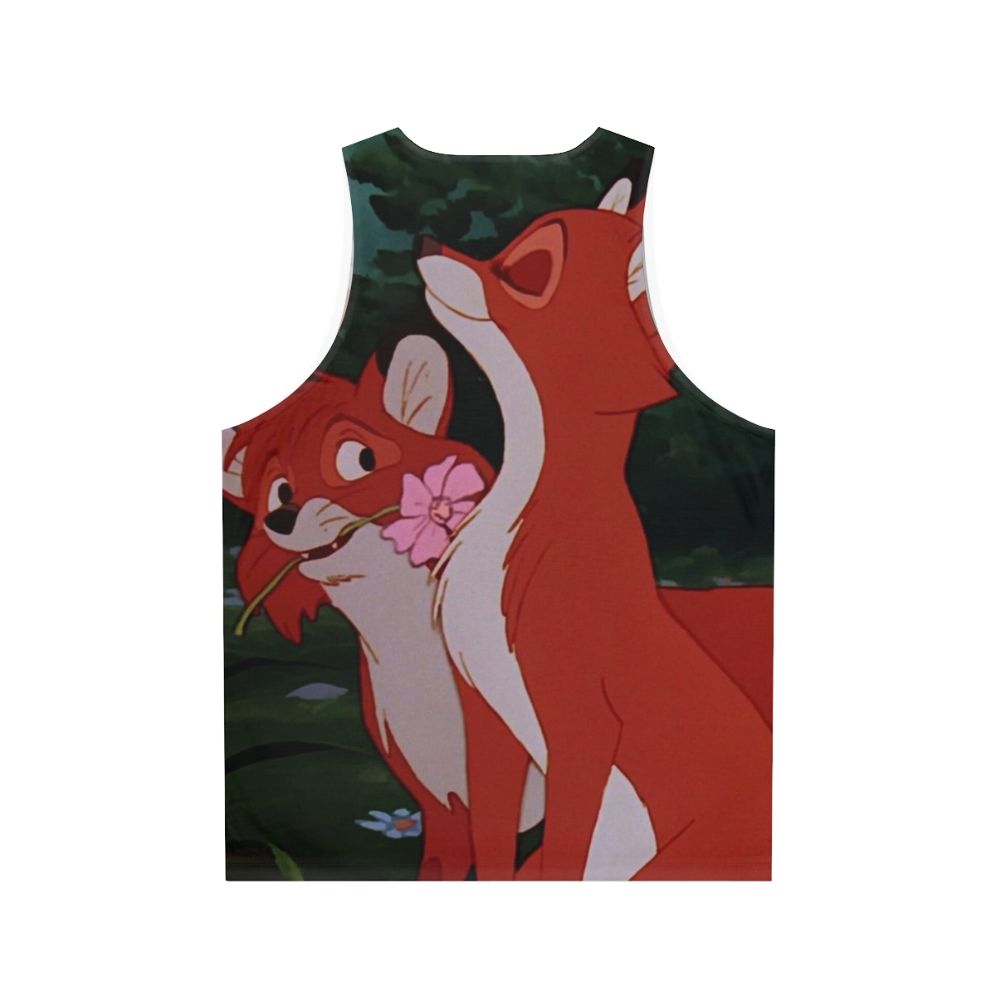 The Fox and the Hound Death and Vixey Unisex Tank Top - Back