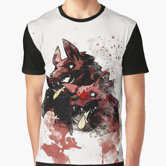 Hades Cerberus Greek Mythology Graphic T-Shirt Design