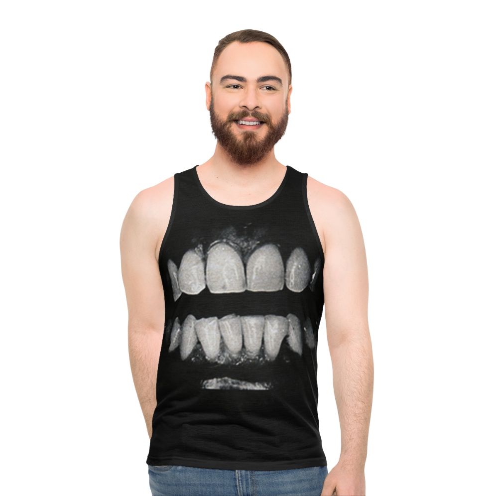 Edgy unisex tank top - men