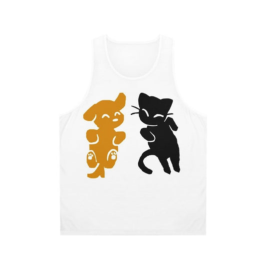 Cute Cat and Dog Unisex Tank Top