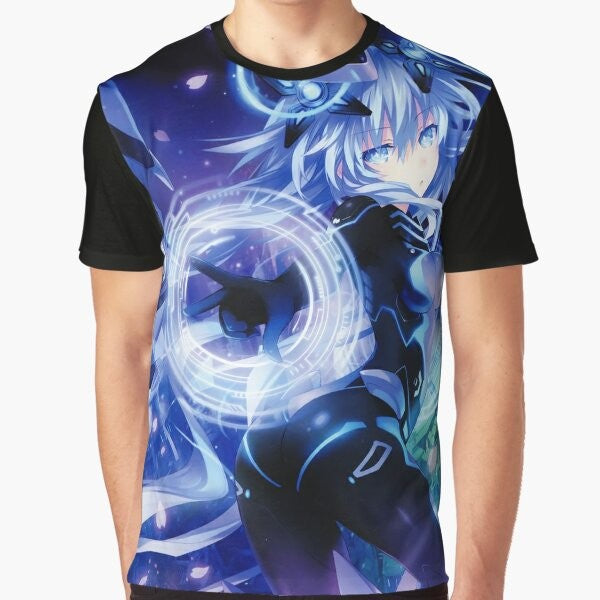 Next Purple Graphic T-Shirt featuring the character from the Neptunia video game series