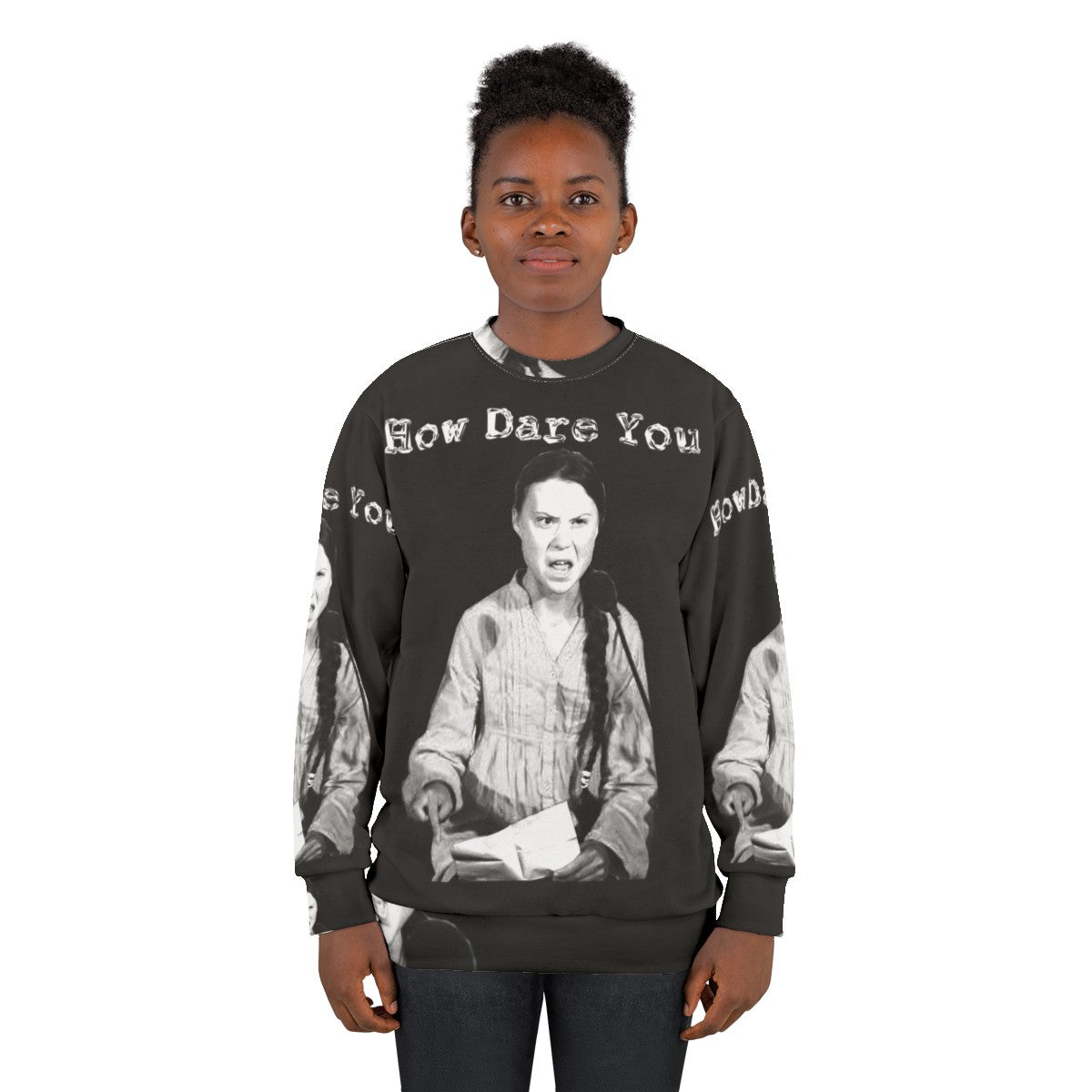 Greta Thunberg "How Dare You" Climate Change Awareness Sweatshirt - women