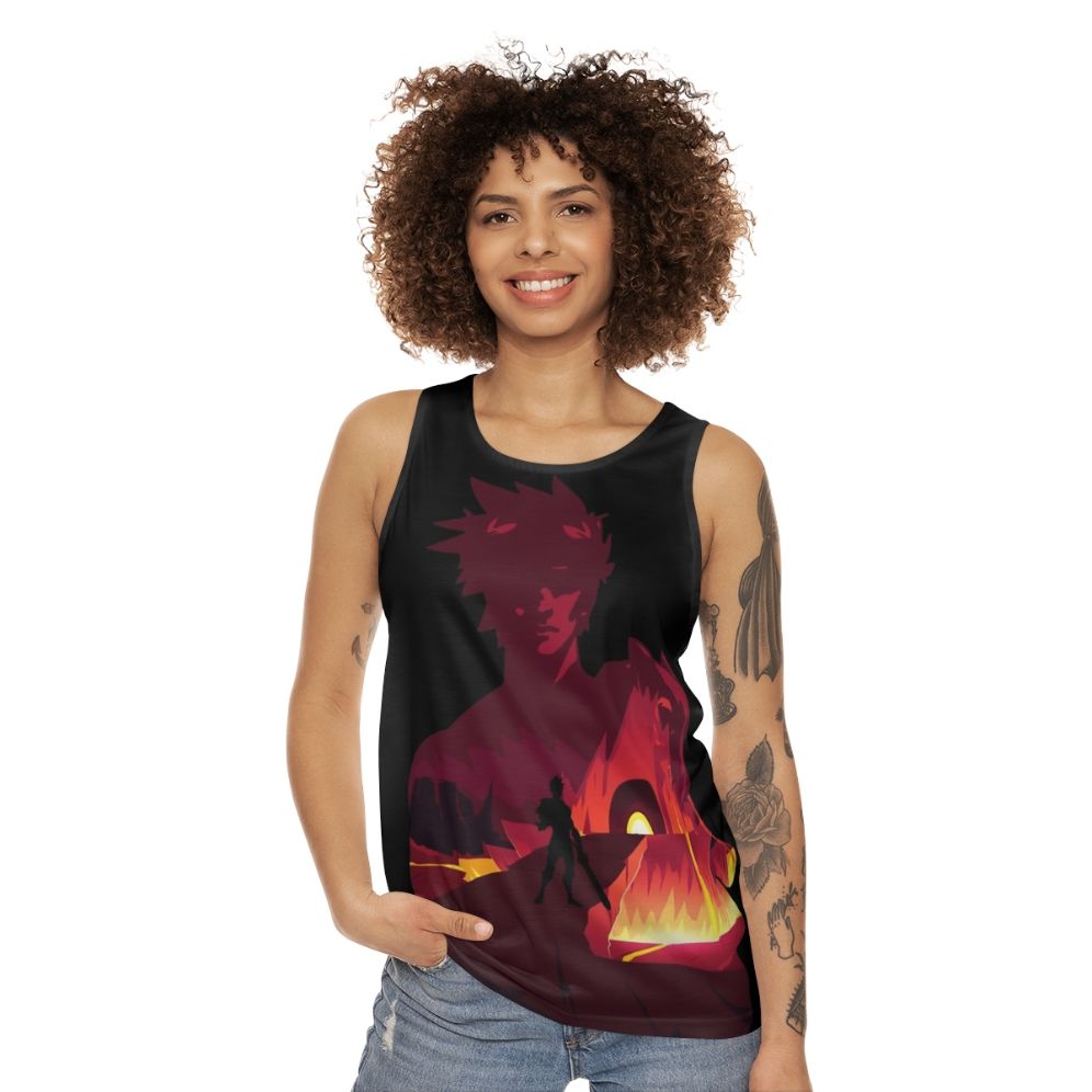 Zagreus Hades Unisex Tank Top - Greek Mythology Video Game Fan Art - women