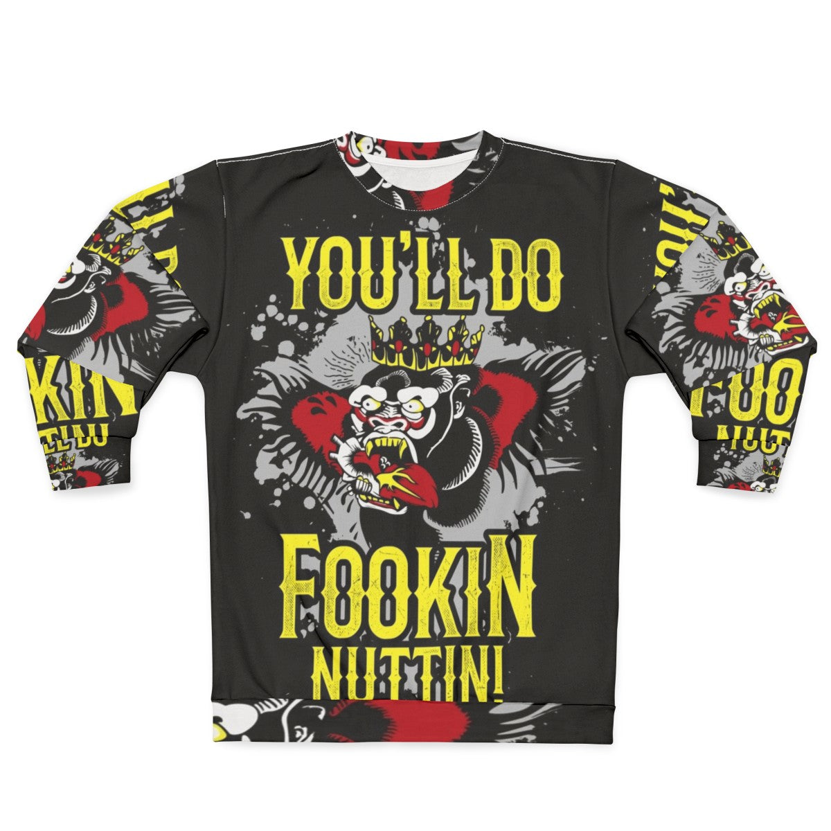 Irish boxing themed "You'll Do Fookin' Nuttin" sweatshirt