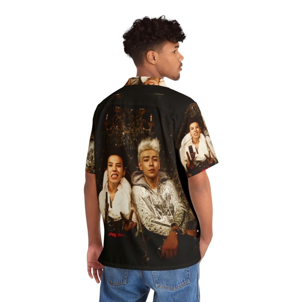 Bigbang GD Top Kpop Big Bang Top G Dragon Hawaiian Shirt - People Back