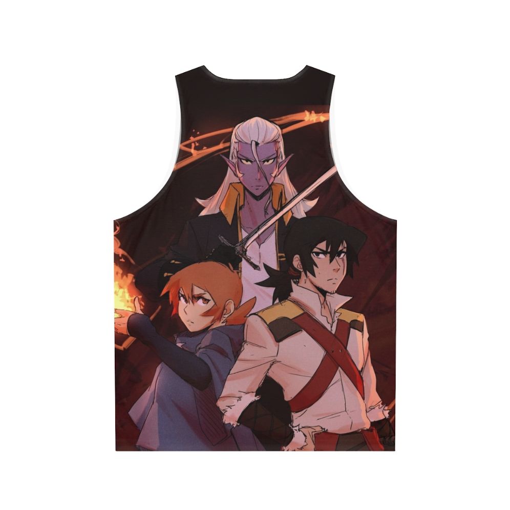 Voltron Castlevania anime unisex tank top - Back