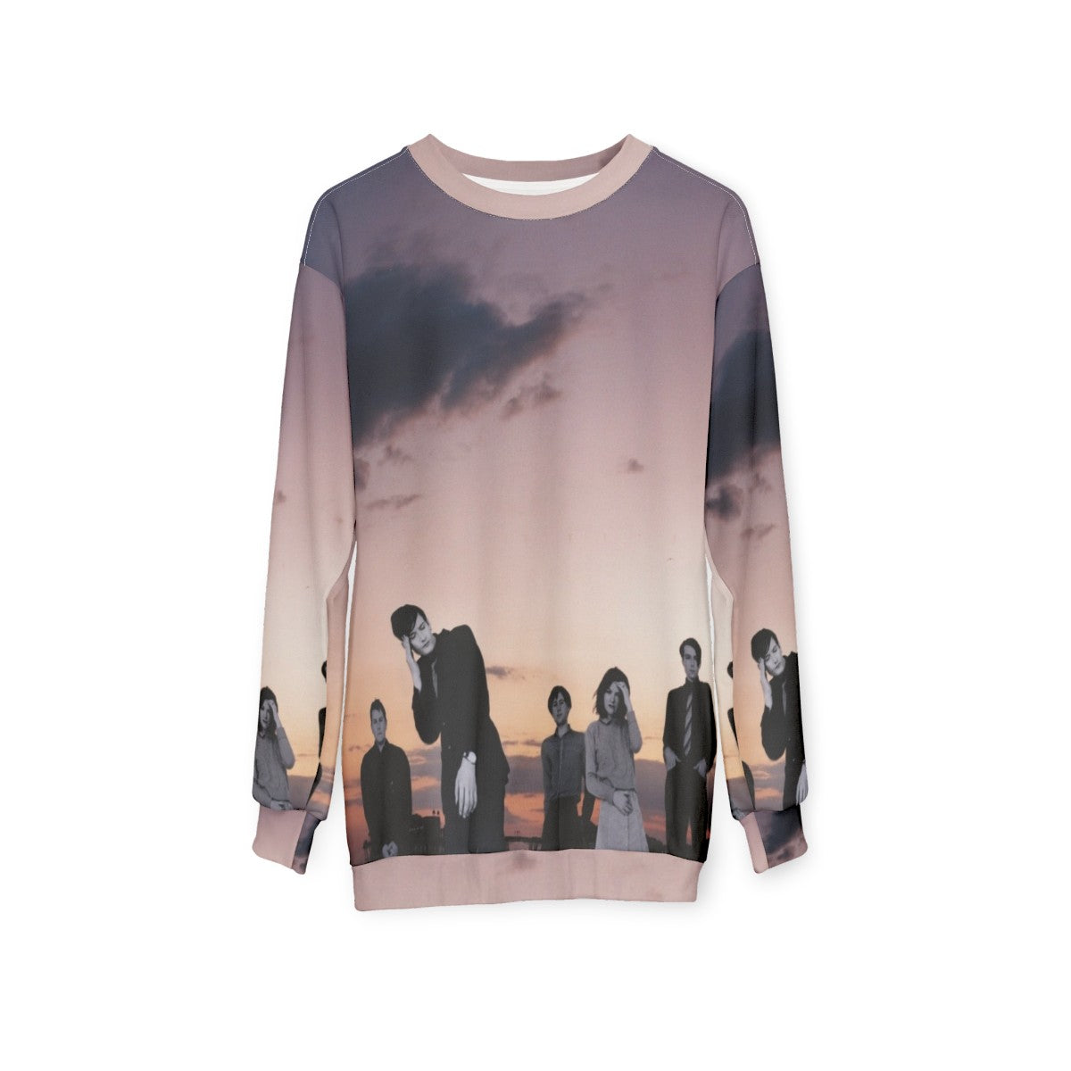 Brit Rock Sweatshirt featuring Pulp band and 90s alternative music design - hanging