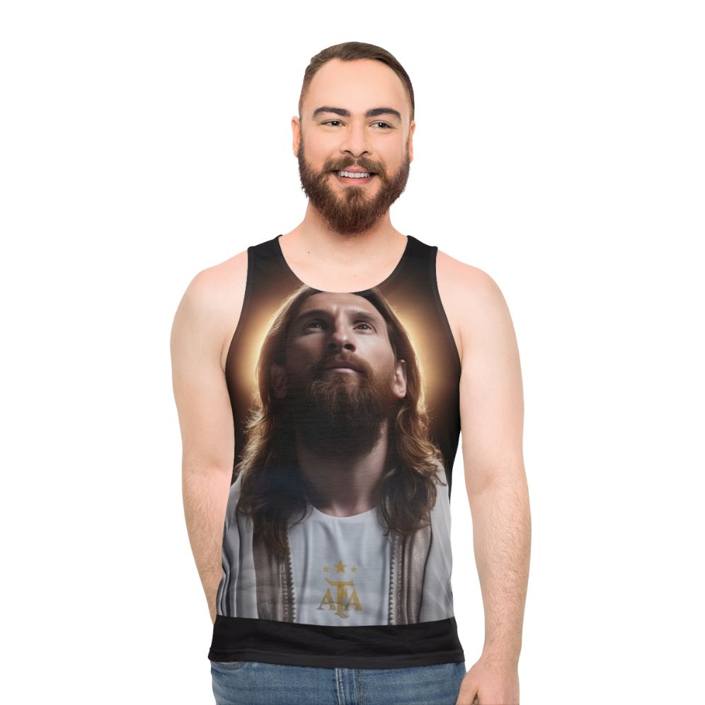 Lionel Messi Messiah Unisex Sports Tank Top - men