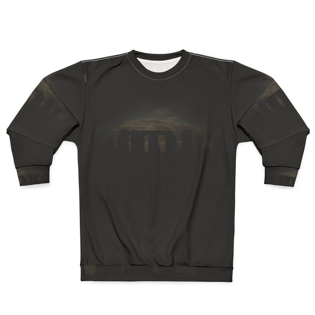 Henge Neolithic Sweatshirt with Silhouette Design