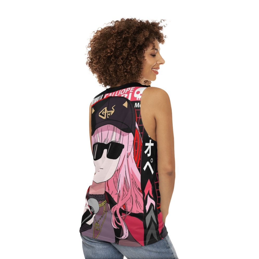 Calliope Mori Hololive EN Virtual Youtuber Unisex Tank Top - women back