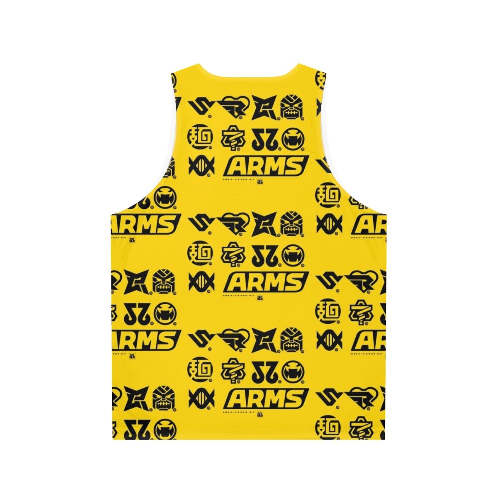 Nintendo ARMS character icons unisex tank top - Back